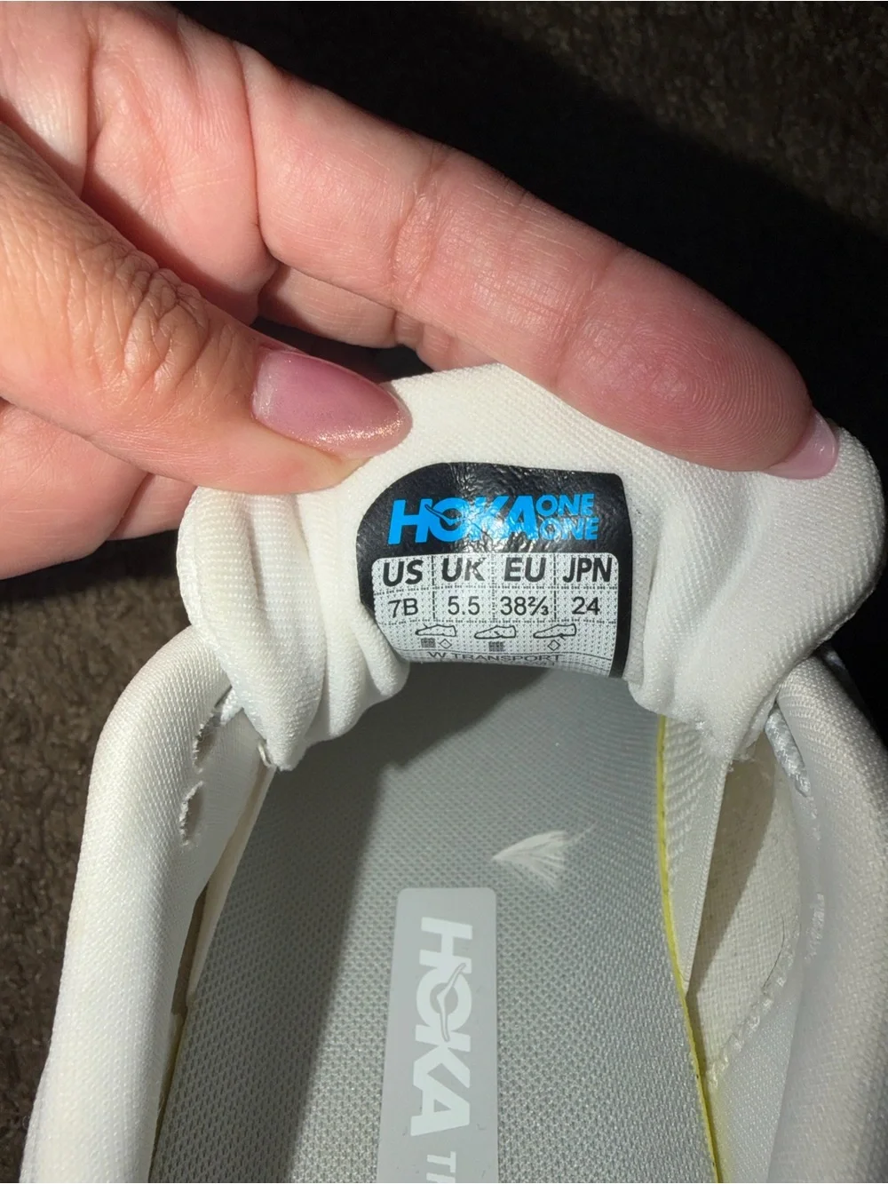 Hoka Transport White